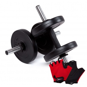 Гантели Fit-On 2x6кг + перчатки