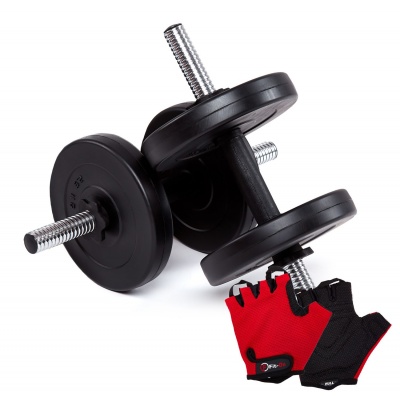 Гантели Fit-On 2x6кг + перчатки
