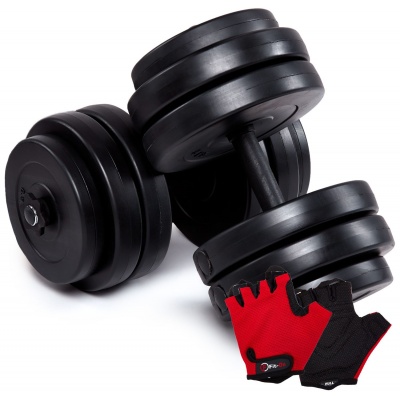 Гантели Fit-On 2x26кг + перчатки
